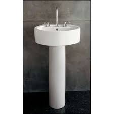 modern pedestal sink