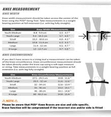 43 Qualified Knee Brace Measurement Chart