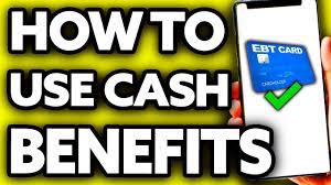 how to use ebt cash benefits very easy