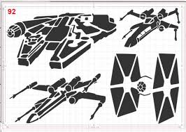 Star Wars Spaceships Millennium Xwing