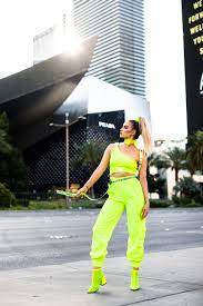 neon high fashion in designer vegas