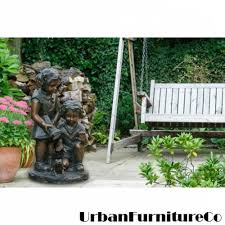 Girl Bronze Polyresin Garden Statue