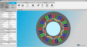 fast visualization of electric motors