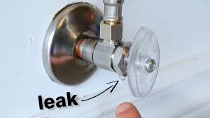 leaky new shut off valve compression