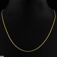 pure 24k 995 gold chain in length 18 00