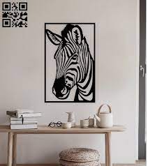 Zebra Wall Decor E0015495 File Cdr And