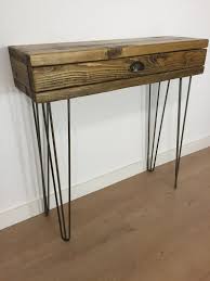 Reclaimed Pine Console Table With