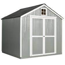 8 ft x 10 ft wood storage shed