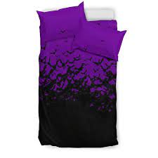 Gothic Microfiber Duvet Cover Purple