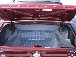 convertible rubber trunk mat plaid 67
