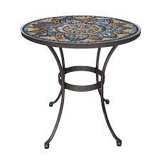 Glass Mosaic Patio Bistro Table Hd19206