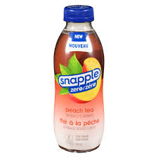snapple peach tea zero sugar