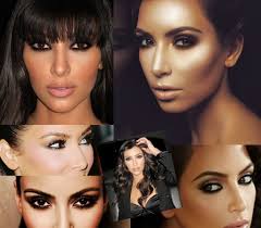 kim kardashian inspired make up