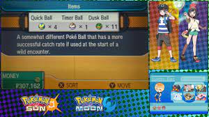 Where to buy more Quick Balls, Timer Balls, and Other Poke Balls in Pokemon  Sun and Moon? - YouTube