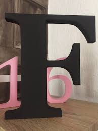 Large Letters Painted Wooden Letters