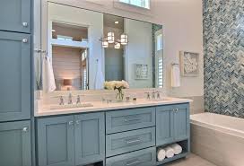 Get 5% in rewards with club o! Butter Lutz Interiors Blue Bathroom Vanity Bathroom Inspiration Colors Blue Cabinets