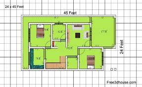 24 X 45 House Plan Free Small