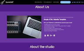 free simple html templates for your