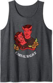 Amazon.com: Carnal Malice Retro Funny Devils Designs Present Tank Top :  Clothing, Shoes & Jewelry