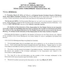 Annual Board Meeting Minutes Template Hoa Meeting Minutes