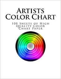 Artists Color Chart 100 Sheets Of High Quality Color Chart