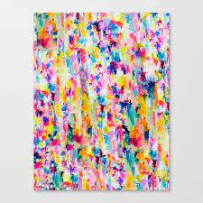 Bright Colorful Abstract Painting In