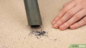 remove ink stains from carpets or rugs