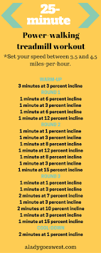 power walking treadmill workout