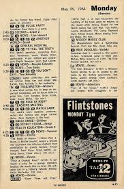 TV Guide May 25, 1964 S. Ohio daytime