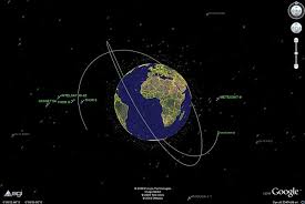 satellite visualization in google earth