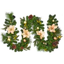 Lighted Garland 9 Champagne Lw64