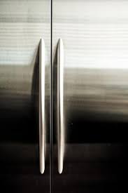 stainless steel fridge
