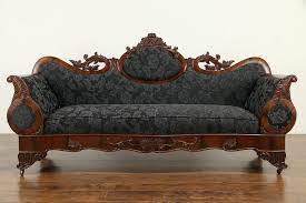 carved gany sofa
