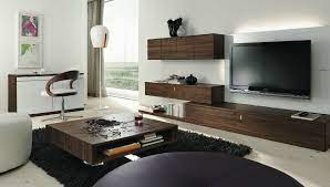 wooden furniture in a contemporary setting