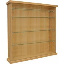 Wall Display Cabinet With Four Glass