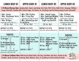 upper lower body routines quick