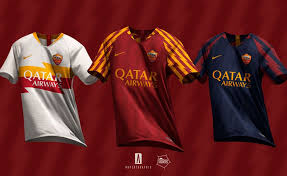 Fc barcelona 2018 kits dls/fts. As Roma 19 20 Concept Kits By Rupertalbe Footy Headlines Soccer Shirts Sports Jersey Design Tshirt Design Men
