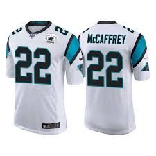 Men's carolina panthers nike black custom game jersey. Carolina Panthers 25th Anniversary Christian Mccaffrey White Vapor Limited Jersey Cfjersey Store