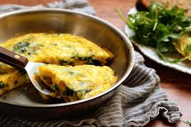 easy spinach and egg frittata recipe