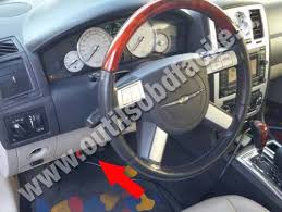In this article, you will find fuse box diagrams of chrysler 300m 1999, 2000, 2001, 2002, 2003 and 2004, get information about the location of the fuse panels inside the car, and learn about the assignment of each fuse. Obd2 Port Chrysler 300c 2003 2010 Find Your Plug