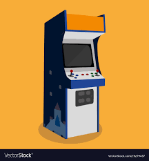 arcade machine design royalty free
