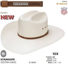 Stetson Stanhope 10x Straw Cowboy Hat