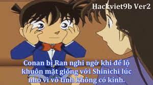 Những tập phim Conan suýt bị Ran phát hiện là Shinichi - YouTube