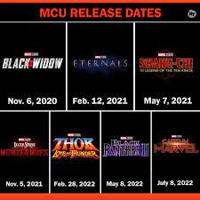 Whenever it is that you feel comfortable returning to movie theaters, something great will be there to welcome you back. Updated Marvel Phase 4 Release Dates For 2020 2021 2022 Marvel Phases Future Marvel Movies Upcoming Marvel Movies