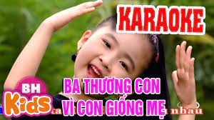 KARAOKE] Cả Nhà Thương Nhau | Nhạc Thiếu Nhi Karaoke cho bé - YouTube