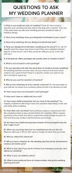 Wedding Advice Questions To Ask Your Wedding Planner In 2018 Aka