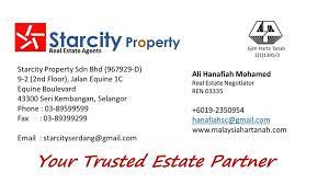 Well established with 20 years experience. Starcity Property Sdn Bhd Home Facebook
