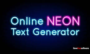 neon text generator s
