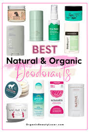 best natural and organic deodorants