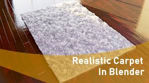 realistic gy carpet in blender